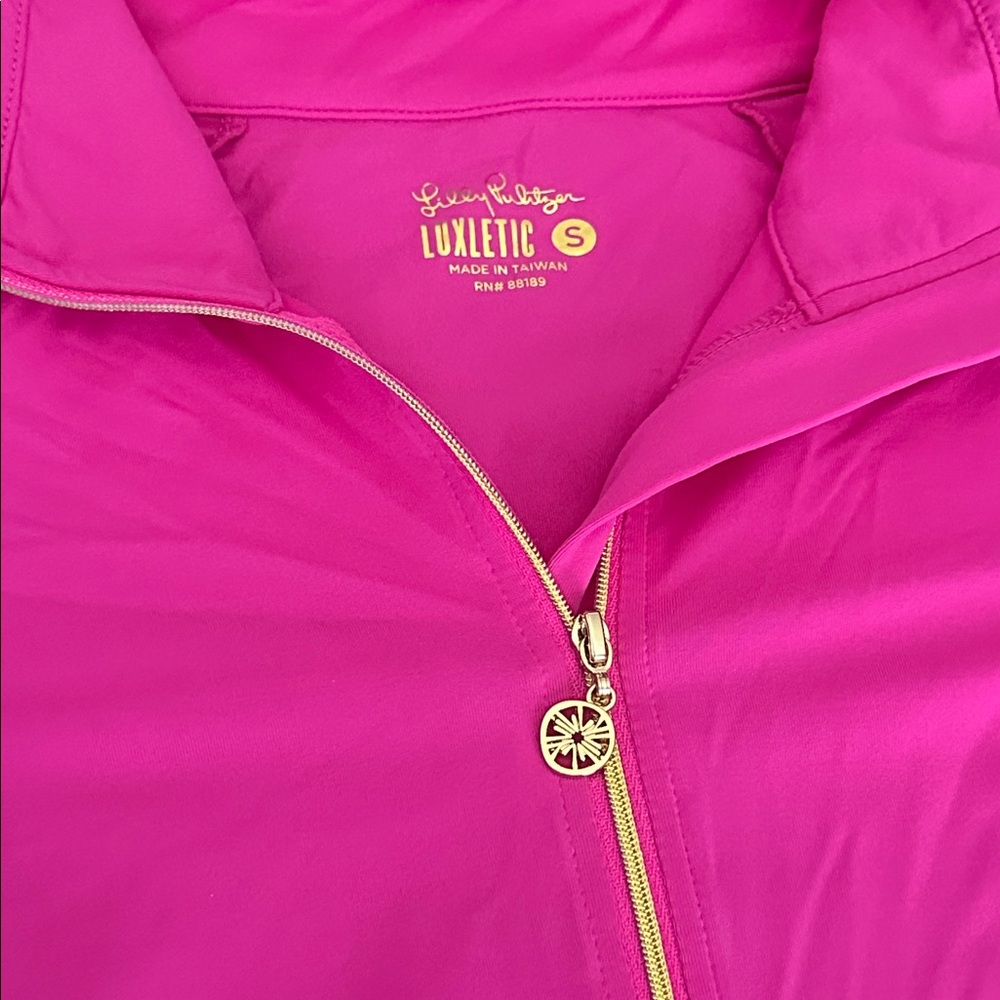 Lilly Pulitzer Luxletic Q-Zip - Picture 2 of 3